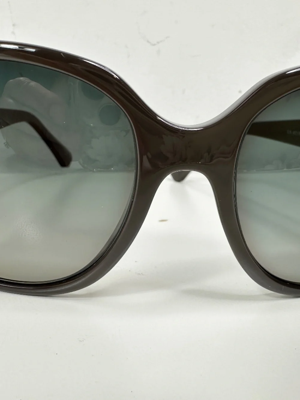 Emporio Armani Women's Gray/ Brown Oversized EA4018 5118/11 Sunglasses